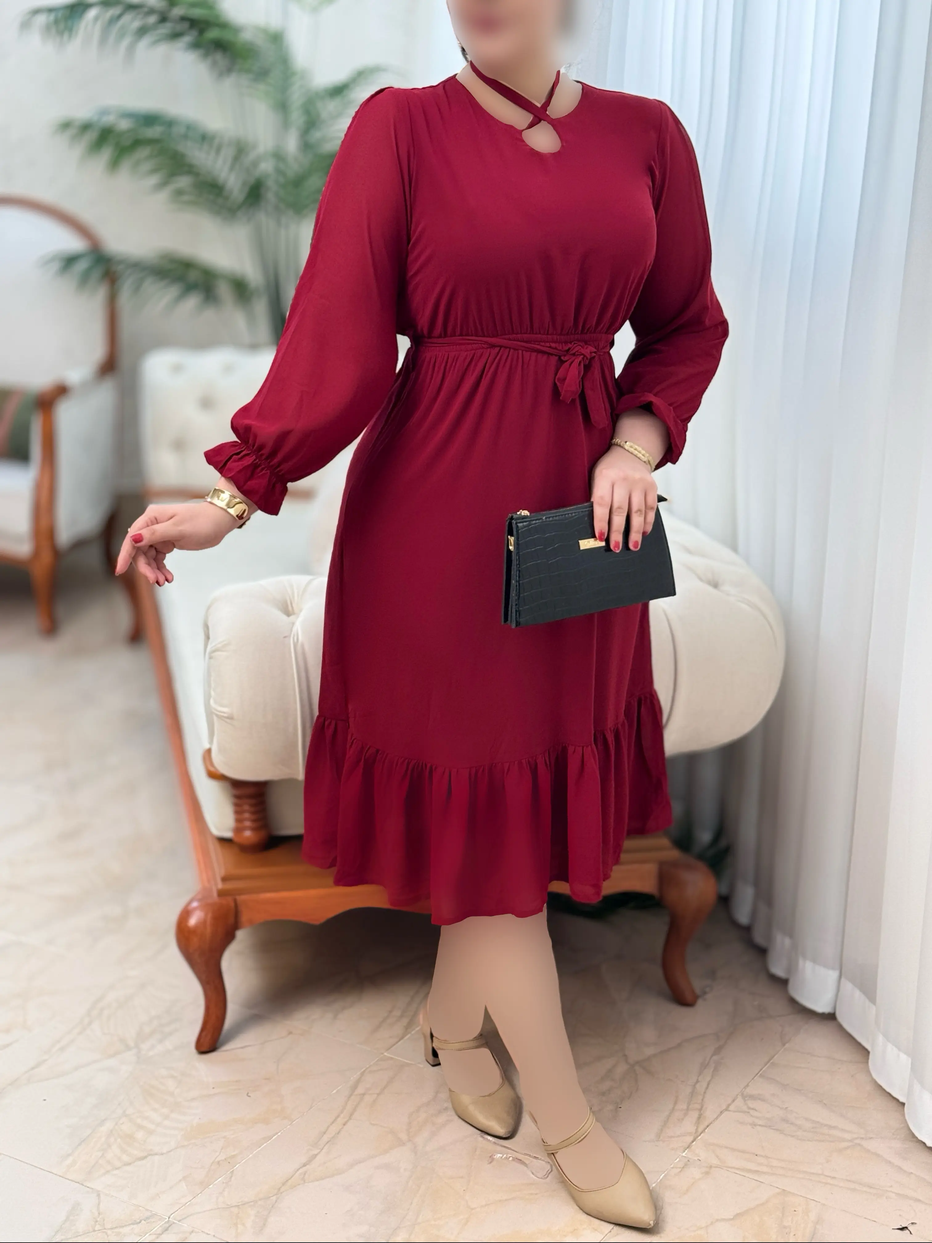 پیراهن حریر حوریا‌ 3203
